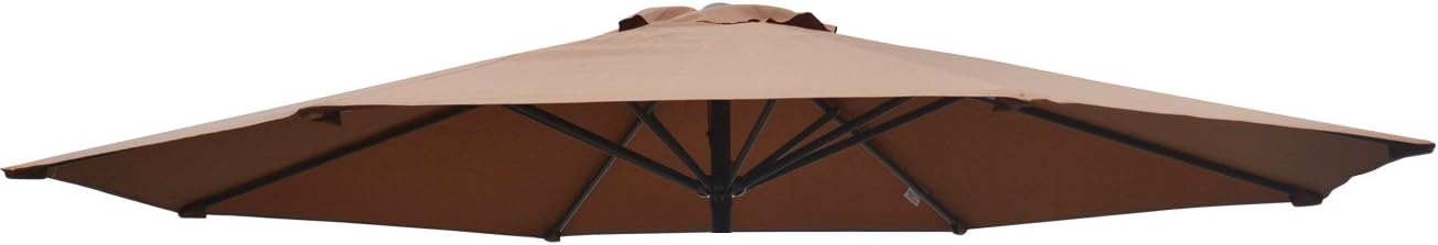 Amazon Com Umbrella Cover Canopy 9ft 8 Rib Patio Replacement Top Outdoor Brown Garden Outdoor