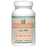 Liu Wei Di Huang Wan (120 capsules, 500mg each) - Blue Poppy