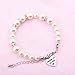 SEIRAA Mother In Law Pearl Bracelet Wedding Gift for Mother of the Bride/Groom (pearl bracelet suit)