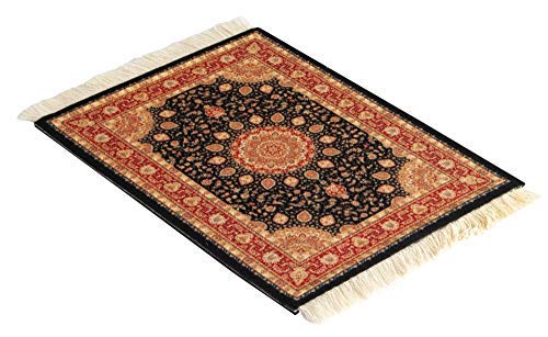 Beautiful Persian Rug Mouse Pad, Office Decor Desktop Oriental Rug, Computer Mousepad, Persian Desk Rug Coaster Mouse Pad