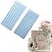 Clearance 🔥Tuscom 2Pcs Chocolate Cake Fondant Mould,3D Silicone Bark Wall Decorating Mold Tools (Blue)