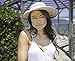EPGW Women's UV Protection Wide Brim Summer 2in1 Visor Sun, Beige, Size One Size