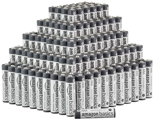 Amazon Basics AAA-Alkali-Batterien, 1,5 V, 5 Jahre lagerfähig, 250 Stück