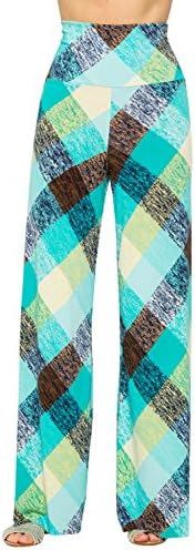 Junky Closet Women's Casual Bohemian Wide Leg Palazzo Pants