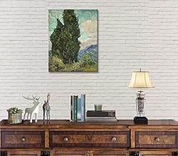 msspart Cypresses by Vincent Van Gogh, Green