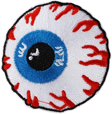 Iron On Applique - Crafts 1 Pc Eyeball Embroidered Iron On Applique Motif Patch - Patches Sunflower Waving Patch Flag White Iron Marvel Girls Embroidered Clothing Letters Appliques Fabric App