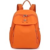 YANAER Mini Backpack for Women Small Backpack Lightweight Purse Cute Stylish College Bookbag Casual Daypack Work Travel PartyOrange