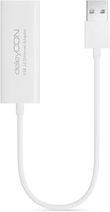deleyCON USB 2.0 Ethernet Adapter RJ45 10/100Mbit/s Network Card for PC Laptop view 4