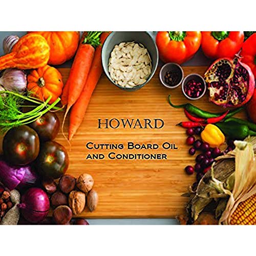 Howard Butcher Block Conditioner and Cutting Board Oil 12 oz, Food Grade Conditioner and Oil, Great for Heave Use Cutting Boards and Utensils, Re hydrate your Cutting Blocks