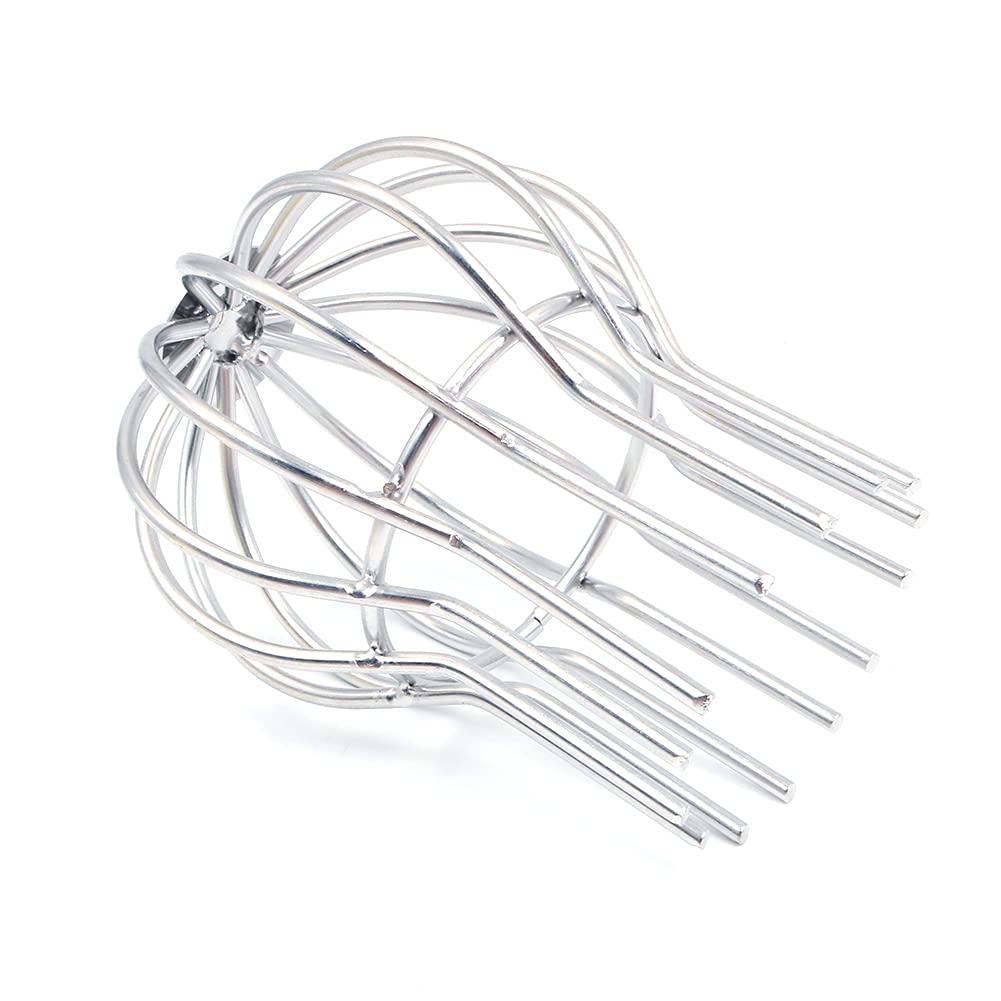 Hsthe Sea Leaf Catcher and Downpipe Grille Made of 304 Stainless Steel Suitable for 75 Pipe or Hole Inner Diameter 63-90 mm/2.48-3.54 in