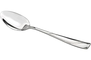 Nicesh 16-Piece Stainless Steel Dinner Spoons, Silverware Table Spoon, 8.19-Inch