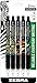 Zebra Pen Z-Grip Safari Retractable Ballpoint Pen, Medium Point, 1.0mm, Assorted Colors, 5-Count