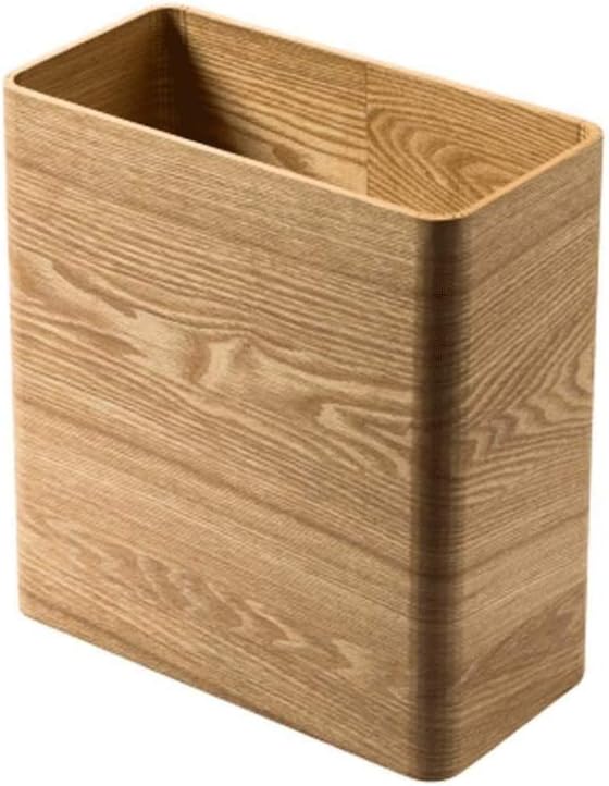 ZYING Papeleras - Oficina Hogar Retro mimética de Madera del Grano de
