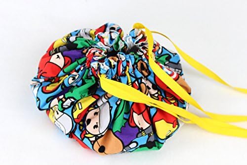 Superhero Lego Storage Bag and Play Mat - Medium - Ready to ship!