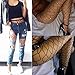 Wintialy Stockings; Women Rhinestone Fishnet Elastic Sockings Big Fish Net Tights Pantyhose (Black)