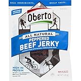 Oberto All Natural Peppered Beef Jerky, 3.25 Ounce Bag (Pack Of 4)