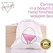 Rose Quartz Jade Yoni Eggs, Set of 3 Yoni Eggs for Kegels Exercise - Predrilled yoni eggs for women With Wooden Gift Box - vaginal weights - Kegel Eggs for Countering Stress Adult Urinary Incontinence