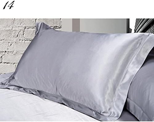 US OFTENBUY LIMITED 1PC Beautifully Nice PillowcaseKeep The Skin Moist And Smooth silver