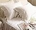 Idyllic Life One Piece White Wide Crochet Lace 100% Cotton Pillowcase 14 (Standard 20