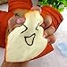 Buytra 5 Pack Slow Rise Squishy Charms- Tofu Smiley Face, Loaf, Panda, Toast Expression, Peach