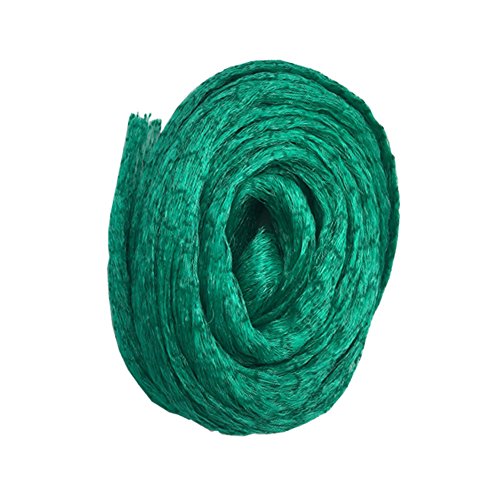 Anti Bird Protection Net with 100Pcs Nylon Cable Ties - 13Ft x 33Ft Green Bird Netting Protection for Plant
