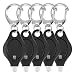 Uniclife 5 Pack Mini Keychain Flashlight Ultra Bright LED Key Ring Light Torch, Black