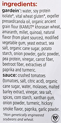4 Gardein+Barbecue+Meatless+Protein+Contains