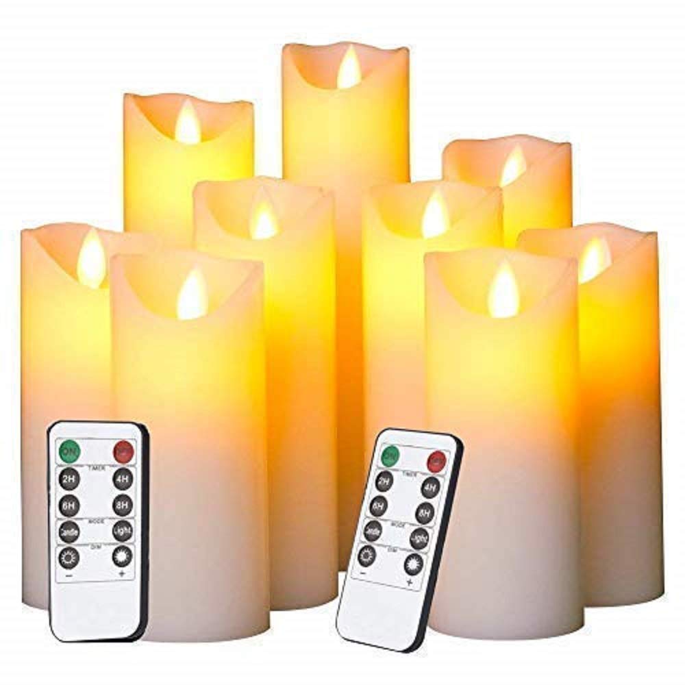 Buy WEWOSKY Flameless Candles Battery Operated LED Candles Flickering