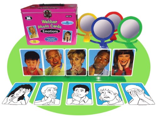 Super Duper Publications Webber Photo Cards Emotions Educational Learning Resource for Children