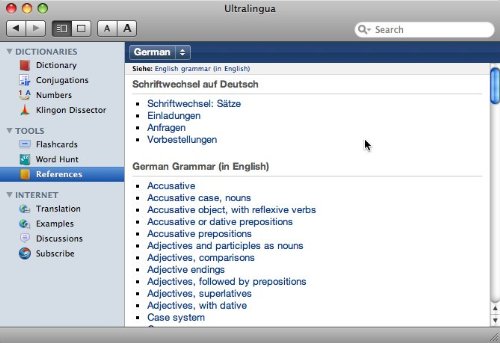 German-Italian Dictionary for Mac [Download] - Thumbnail 6