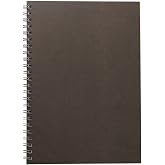 MUJI Planting Tree Paper Double Ring Notebook Ruled Grey A5
