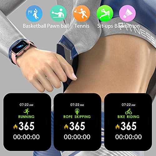 DALADA Smartwatch, 1,4 inch touchscreen-fitnesshorloge, fitnesstracker met hartslagmeter, smartwatch met stappenteller… - Image 4