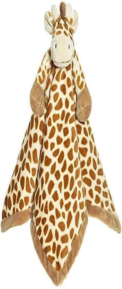 Teddykompaniet Båstad 14871 Baby Comforter Toy Blanket Giraffe Diinglisar - Giraffe Baby Security Blanket - Soother Stuffed Plush Animal Blankies for Newborn and Toddler, Girl and Boy