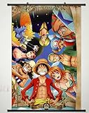 One Piece Wall Scroll Poster Fabric Painting for Anime Key Roles 131 L