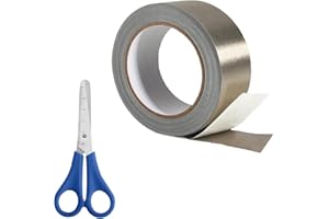 ZTTXL Faraday Tape Double Conductive Cloth Tape, with Conductive Adhesive for, Grounding, EMI Shielding, Wire Harness, Cable Interference Blocking (1in x 59 Feet)