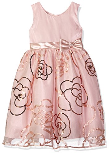 Jayne copeland big girls  soutache mesh, blush, 12