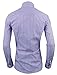 TAM WARE Mens Classic Slim Fit Vertical Striped Longsleeve Dress Shirt TWCS16-PURPLE-US M