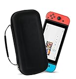 GikPal Nintendo Switch Case bag, Portable Hard Carrying Case Bag for Nintendo Switch, Carrying Game Deluxe Travel Case for Nintendo Switch with Holding Strap +10 Micro SD Card Holders