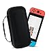 GikPal Nintendo Switch Case bag, Portable Hard Carrying Case Bag for Nintendo Switch, Carrying Game Deluxe Travel Case for Nintendo Switch with Holding Strap +10 Micro SD Card Holders