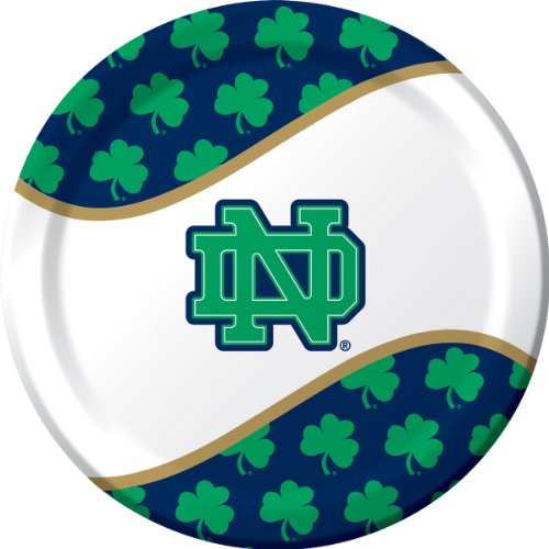 8-Count Paper Dinner Plates, Notre Dame