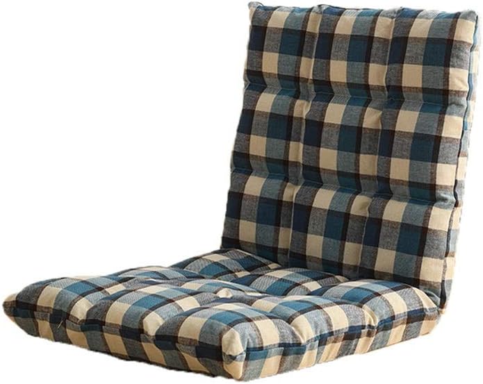 YAXY Floor Chairs with Back Support for Adults, Adjustable Gaming Sofa Chair Cushioned Folding Lazy Recliner Living Room Outdoor Indoor Soft Great for Reading Games Meditating Padded Gaming Chair