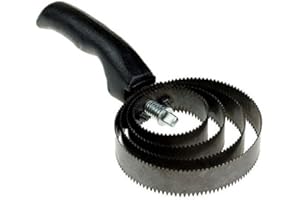 HORZE Reversible Stainless Steel Curry Comb Shedding Brush with Soft Grip Handle for Horses, Dogs, Cats - Black - One Size