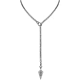 EverGlimp 18K Gold Plated Knight's Shield Slip Chain for Women