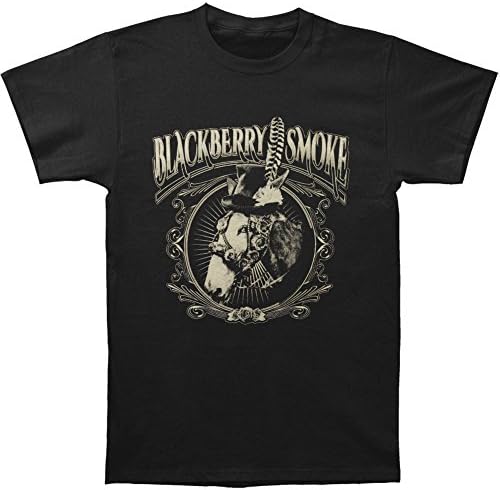 Blackberry Smoke Men's Horse Mens Soft T Slim Fit T-Shirt Black