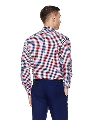 blackberrys-Mens-Checkered-Regular-Fit-Formal-Shirt