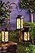 New Creative Fluttering Garden Friends Solar Lantern, 3 Piece Set, Butterfly, Dragonfly, and Hummingbird