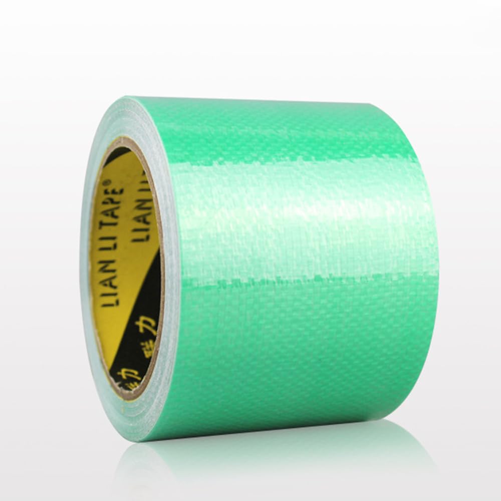Heavy Duty Green duct Waterproof Tarpaulin Repair Tape,canvas tent patch accessories,trailer/sail/parasol/Awning repair kit,tenacious tent seam tape,swimming paddling pool repair patches,3.15In x 33FT