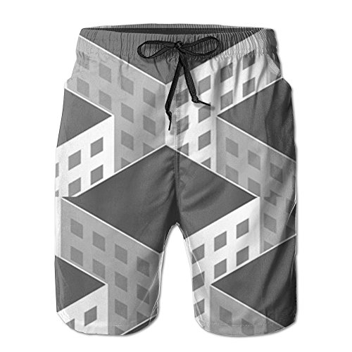 Men Is Metropolis Swim Trunks Quick Dry Board Shorts Bathing Suits Swimwear Volley Shorts Pants