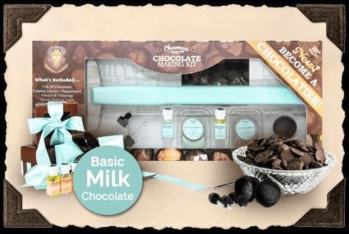 Charmeur Basic Milk Chocolate Assorted Gourmet Candy Making Kit