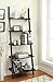 Convenience Concepts 5 shelves, American Heritage Bookshelf Ladder, Espresso, 72.75